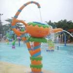 Frog Shape Lake Splash Pad Eco Friendly Backyard Splash Park