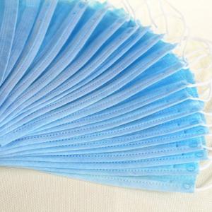 China Earloop Style 3 Ply Face Mask , Meltblown Nonwoven Fabric Disposable Face Mask factory