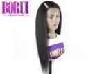 Glueless Silk Base Full Lace Human Wigs Natural Black Light Yaki Straight Wig