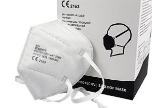 China Fluid Repellent 5 Layers Non Woven FFP2 Headband Face Mask factory