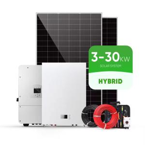 China Hybrid Solar Energy Panel Power System 10 KW 30 KW 50 KW With Over Temperature Protection factory