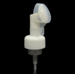 43mm Foam Bottle Brush Silicone Face Wash With Brush Facial Cleanser Brush Pump