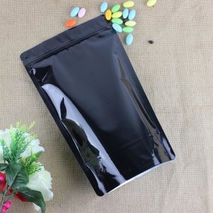 Custom plastic Aluminum Foil stand up zipper bag with printing