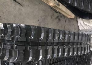China 320x100x38W Excavator Black Rubber Tracks For Airmann Hm20 / Bobcat X125 factory
