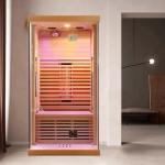 Indoor Luxury Spa Keep Body Health Steam and Infrared Sauna 1900W