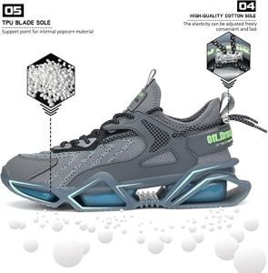 China Sakitama Stretch Breathable Mesh Upper Non Slip Casual Shoes Blade Tennis Shoes factory