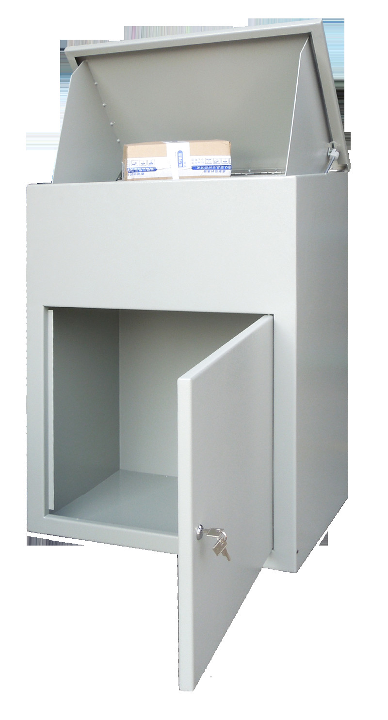 Wall Mount Lock Box Outdoor or Freestanding Home, Office, Commercial Mailbox Parcel Box