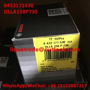 China BOSCH INJECTOR NOZZLE 0433171530 , DLLA158P730 Common Rail Nozzle 0 433 171 530 , DLLA 158 P 730 factory