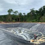 Direct HDPE Geomembrane Liner for Fish Pond Dam Length 50-200m Width 1m-8m