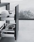 OEM Storage Kitchen Cabinet Accessories 500mm Pull Out Space Saving