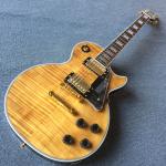 Chibson custom made LP electric guitar,Flame Maple Top,Rosewood fingerboard,Gold