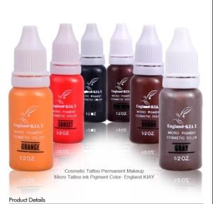 China Permanent Natural Micro Pigment England Kiay For Tattoo factory