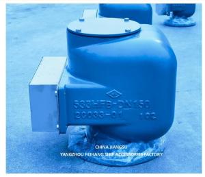 China WATER BALLAST TANKS AIR VENT HEAD MODEL-533HFB-150A MARINE AIR PIPE HEAD BODY CAST IRON WITH STAINLESS STEEL FLOAT factory