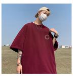 Round Neck Casual Oversized T Shirt Casual Clothing Summer Men Shirts