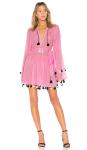 2018 Hot Sale Clothes Sexy Dresses Loosing Tassel Mini Dress Pink Women Hot