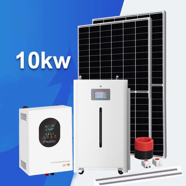 China Efficient Conversion Of 51.2 Volt Lithium Battery 10KW Off Grid Solar Energy Storage System Kit For Home Solar Energy System factory