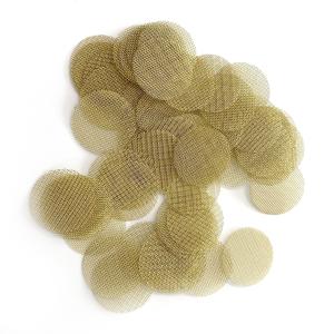 China 304ss Stainless Steel Mesh Filter Discs Wire Cloth Brass Pipe Screen factory