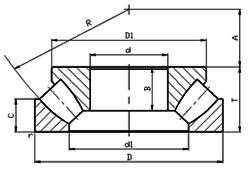 China Shaft Deformation Thrust Spherical roller bearing 9069452 factory