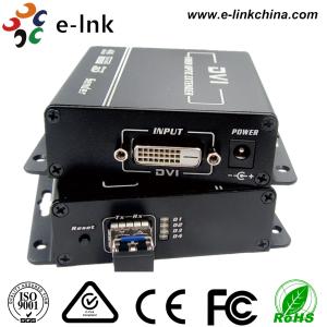 China 4K DVI Video To Fiber Media Converter 3.40 Gbps Video Bit Rate Support DVI 1.0 / HDMI V1.4 factory