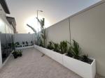 Powder Coated Finish Fiber Clay Planters Fibre Clay Flower Pots