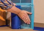 Blue Clear PE Film Anti Scratch Heat Resistant Window Door Glass Metal