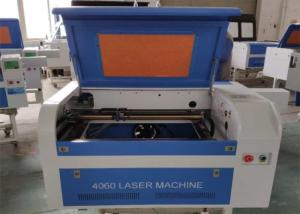 China AC220V Coreldraw Wood Engraving Machine /Blue And White Laser Cutter Engraver 0-500mm/S factory