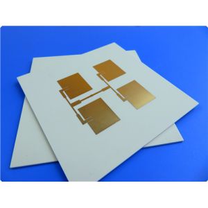China AL2O3 96% Ceramic PCB 2 Layer 1mm Thick Immersion Gold factory