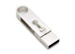 Silvery Otg Usb Flash Drive With High Speed Transfer Rate Ce Certification