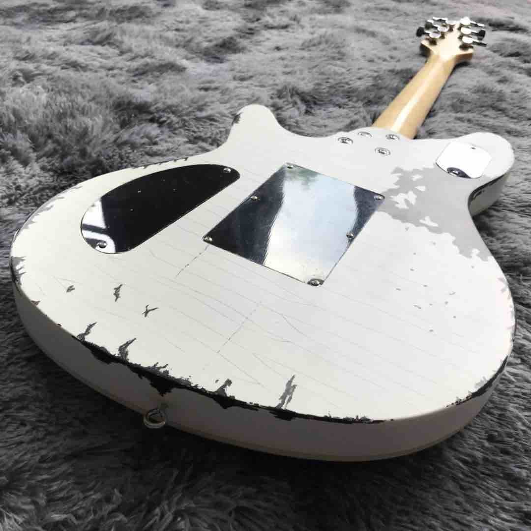 Prince Clouds Relic EVH Wolfgang VS Eddie Van Halen Sunburst Wolf Electric Guitar