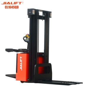 China Fully Automatic Electric Stacker Rated Traction Weight 1600kg Lifting 4500mm factory