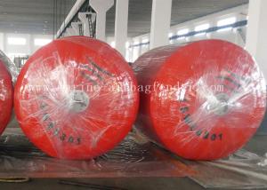 China D2m*L3.5m Bright PU Skin EVA Foam Filled Fenders For Berthing Protection factory