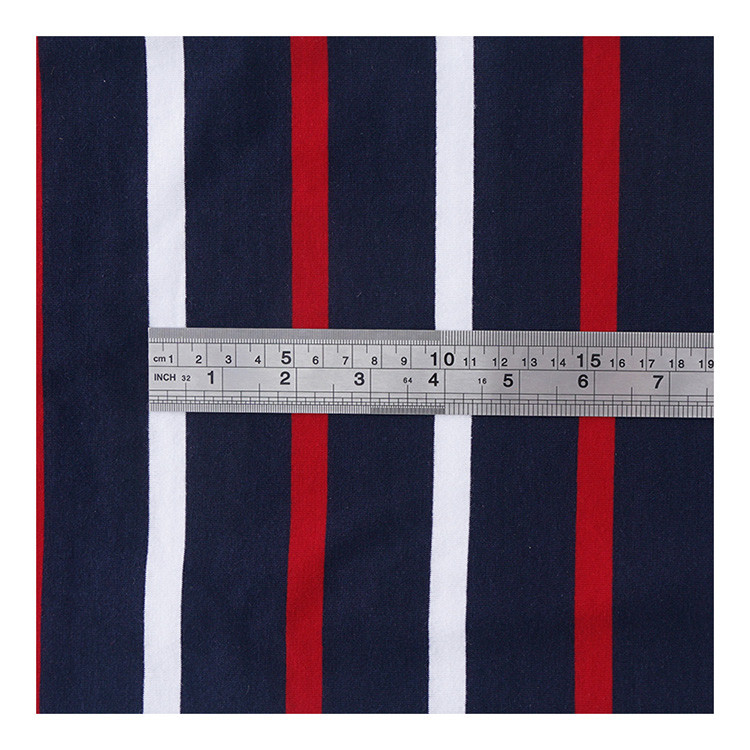 S-200422 Knit Striped Fabric , 175cm 185gsm Polo Shirt Striped Fabric Texture