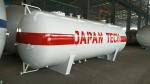 Q345R 10MT Horizontal LPG Tank , 20000 Liters Propane Gas Storage Tank