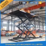 2.5T Inground Hydraulic Car Lift 5M Garage Fixed Scissor Car Lift CE TUV SGS