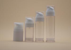 China Cosmetic Refillable Airless Pump Bottles Blue Closure Sprayer Pump factory