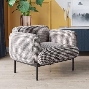 China Hotel single sofa chair bedroom sofa custom fabric leisure chair factory