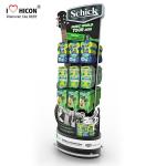 Straight Safety Razor Display Stand Shop Flooring Display Rack