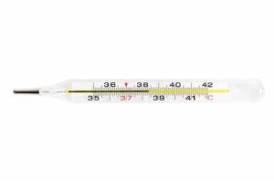 China Lightweight Oral Mercury Thermometer , Medical Glass Mercury Thermometer factory