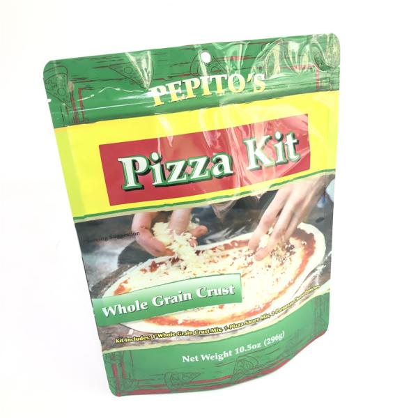 Cusromized Plastic Bag Food Grade Packaging Stand Pouch For Pizza Mylar Food Pckaging Bag