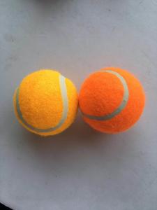 China promotional orange tennis ball felt factory