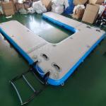Durable Water Toys Inflatable Jet Ski Floating Dock Pontoon For Yacht