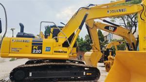 China Used 20 tons high quality Komatsu PC220 excavator with SAA6D107E-1 engine for sale factory