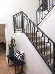 Hot Stainless Steel 304 black Stair Railing Aluminum Balustrade