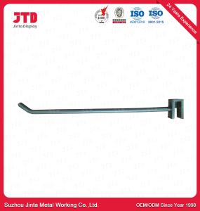 China Zinc Finished 6.0mm Single Metal Hook Steel Q235 Metal Wire Hook factory