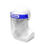 Medical Clear 0.25MM Plastic PPE Face Shields Splash Protection 33cm*22cm Size
