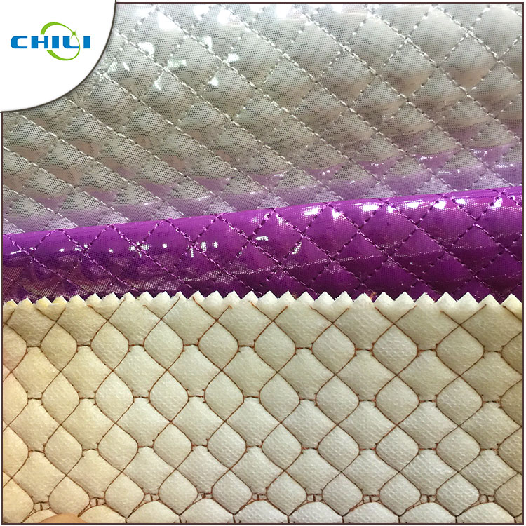OEM Synthetic Leather Fabric Waterbase Vegan Smooth Tough Flexibility Foiled