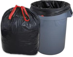China 10-95 Gallon Tall Drawstring Trash Bags For Kitchen Recycling factory
