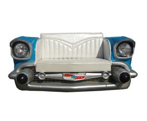 China Blue Classic Car Shape Sofa Chevy Couch Car Trunk Couch factory