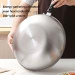New Product Multifunction Flat Bottom Kitchen Cooking Ware Stainless Steel Non