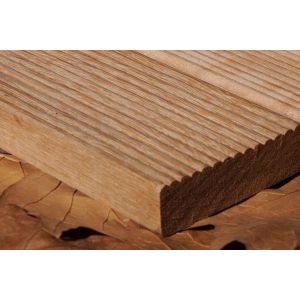 China 3000mm long plank hardwood timber decking on sale